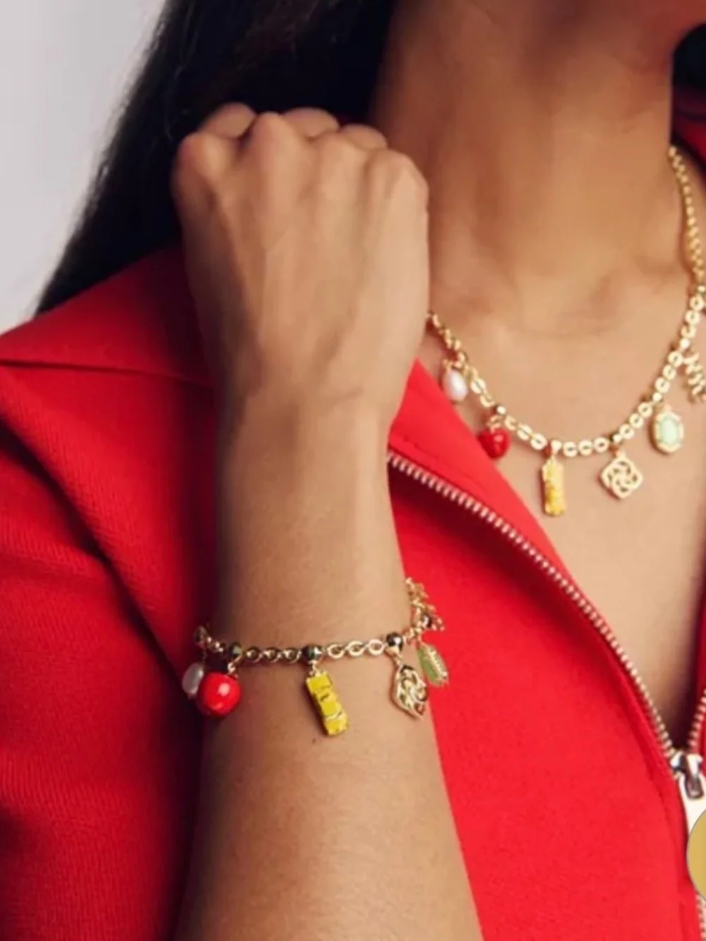 Kendra Scott NYC Icon Freshwater Pearl & Charm Bracelet - Picture 3 of 5